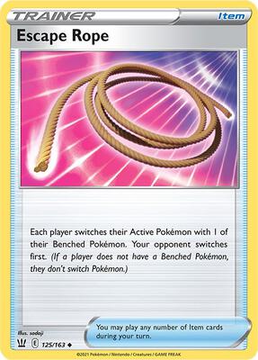 Escape Rope card from SWSH05: Battle Styles