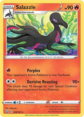 Salazzle card from SWSH05: Battle Styles