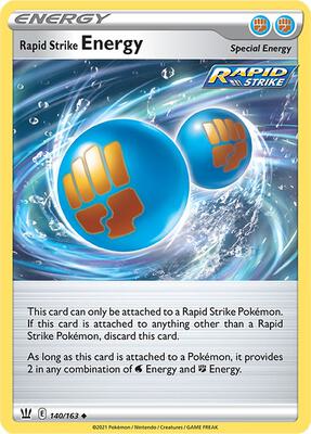 Rapid Strike Energy card from SWSH05: Battle Styles