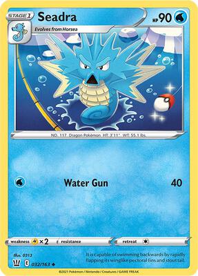 Seadra card from SWSH05: Battle Styles