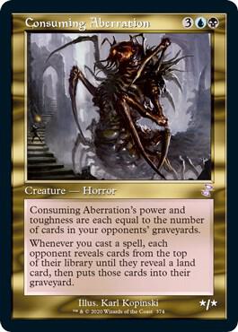 Consuming Aberration card from Time Spiral: Remastered