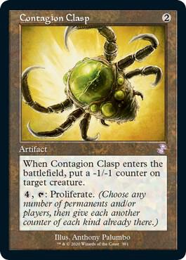 Contagion Clasp card from Time Spiral: Remastered