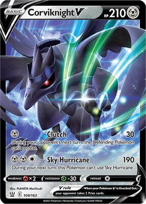 Corviknight V card from SWSH05: Battle Styles