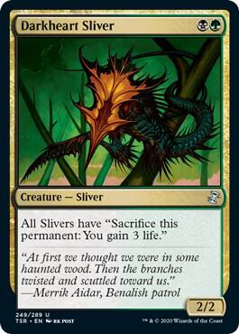 Darkheart Sliver card from Time Spiral: Remastered