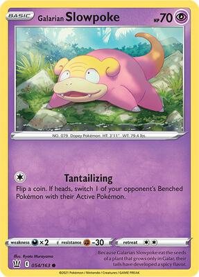 Galarian Slowpoke card from SWSH05: Battle Styles