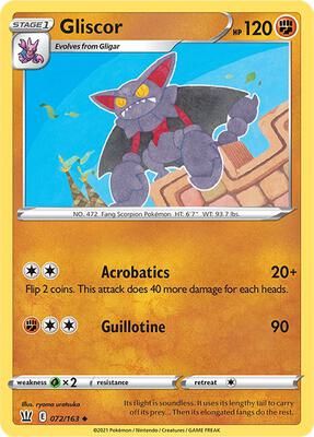 Gliscor card from SWSH05: Battle Styles