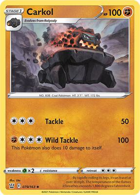 Carkol card from SWSH05: Battle Styles