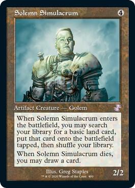 Solemn Simulacrum card from Time Spiral: Remastered