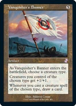Vanquisher's Banner card from Time Spiral: Remastered