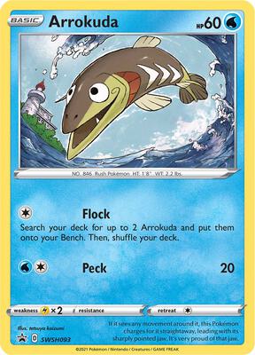 Arrokuda - SWSH093 card from SWSH: Sword & Shield Promo Cards