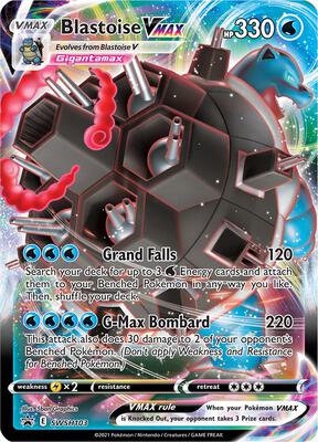 Blastoise VMAX - SWSH103 card from SWSH: Sword & Shield Promo Cards