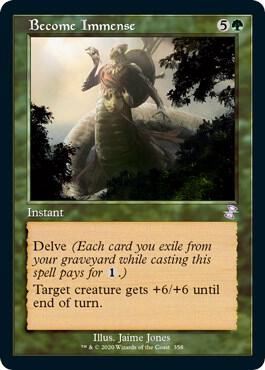 Become Immense card from Time Spiral: Remastered