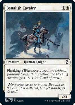 Benalish Cavalry card from Time Spiral: Remastered