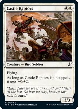 Castle Raptors card from Time Spiral: Remastered