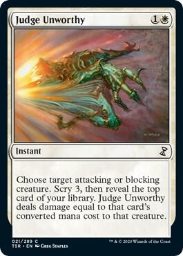 Judge Unworthy card from Time Spiral: Remastered