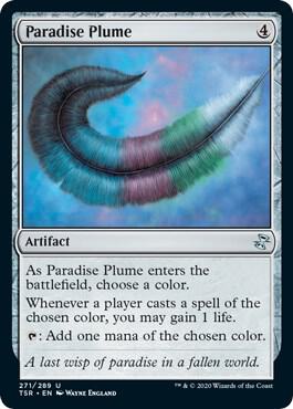 Paradise Plume card from Time Spiral: Remastered