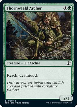 Thornweald Archer card from Time Spiral: Remastered