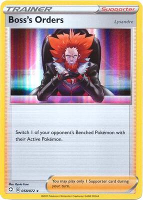 Boss's Orders [Lysandre] - 058/072 card from Deck Exclusives
