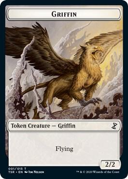 Griffin Token card from Time Spiral: Remastered