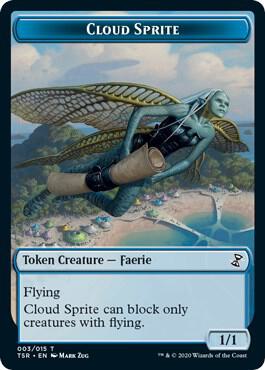 Cloud Sprite Token card from Time Spiral: Remastered