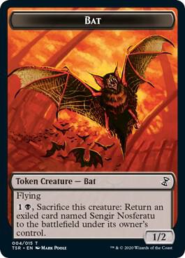 Bat Token card from Time Spiral: Remastered