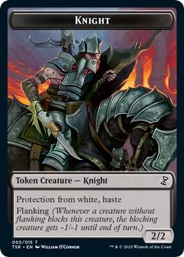 Knight Token card from Time Spiral: Remastered