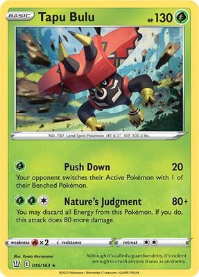Tapu Bulu - 016/163 card from Deck Exclusives