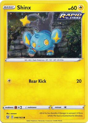 Shinx - 046/163 (Cosmos Holo) card from Miscellaneous Cards & Products