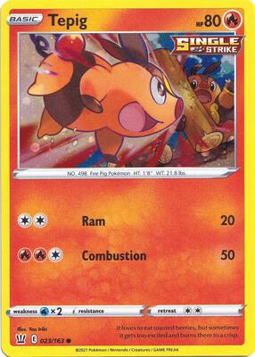 Tepig - 023/163 (Cosmos Holo) card from Miscellaneous Cards & Products