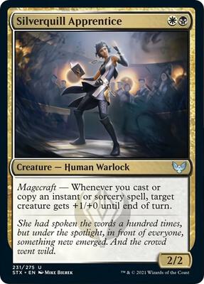 Silverquill Apprentice card from Strixhaven: School of Mages