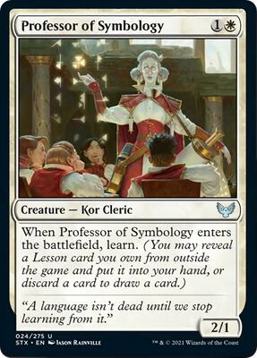 Professor of Symbology card from Strixhaven: School of Mages