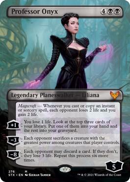 Professor Onyx (Borderless) card from Strixhaven: School of Mages