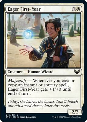 Eager First-Year card from Strixhaven: School of Mages