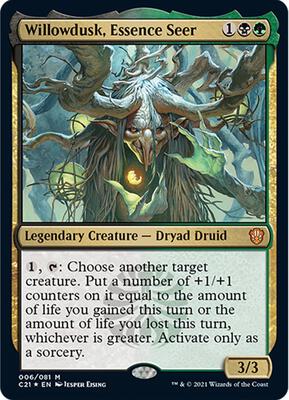 Willowdusk, Essence Seer card from Commander 2021