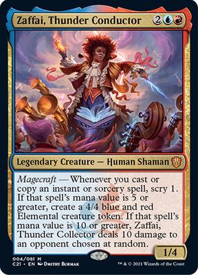 Zaffai, Thunder Conductor card from Commander 2021