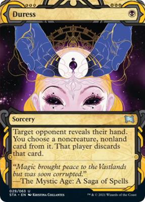 Duress card from Strixhaven: Mystical Archive