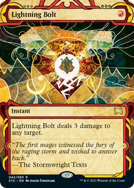 Lightning Bolt card from Strixhaven: Mystical Archive