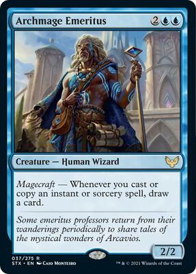 Archmage Emeritus card from Strixhaven: School of Mages