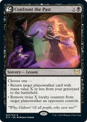 Confront the Past card from Strixhaven: School of Mages