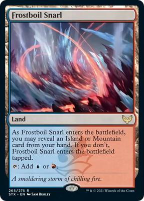 Frostboil Snarl card from Strixhaven: School of Mages
