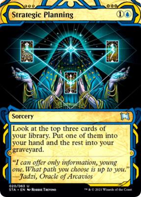 Strategic Planning card from Strixhaven: Mystical Archive