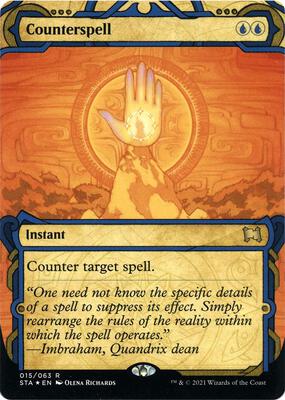 Counterspell (Foil Etched) card from Strixhaven: Mystical Archive