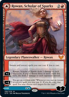 Rowan, Scholar of Sparks card from Strixhaven: School of Mages