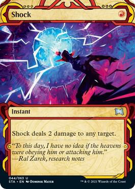 Shock card from Strixhaven: Mystical Archive