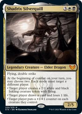 Shadrix Silverquill card from Strixhaven: School of Mages
