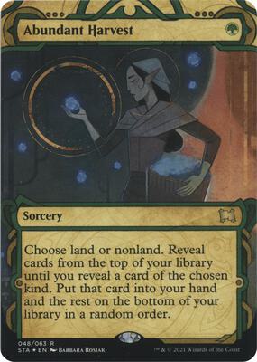 Abundant Harvest (Foil Etched) card from Strixhaven: Mystical Archive