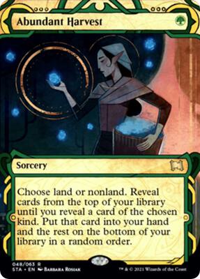 Abundant Harvest card from Strixhaven: Mystical Archive