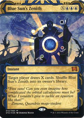 Blue Sun's Zenith (Foil Etched) card from Strixhaven: Mystical Archive