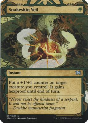 Snakeskin Veil (Foil Etched) card from Strixhaven: Mystical Archive