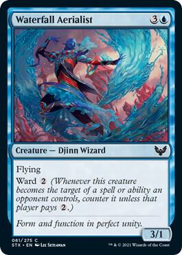 Waterfall Aerialist card from Strixhaven: School of Mages